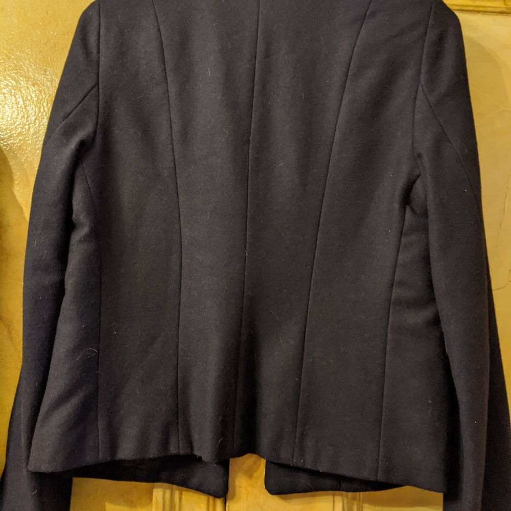 Alara black wool jacket 2 - Picture 3 of 13